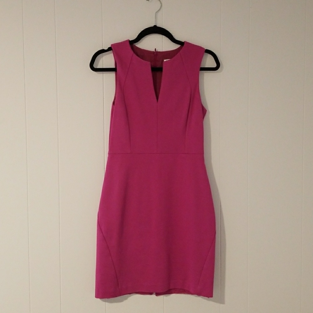 Trina Turk Raspberry Sheath Dress